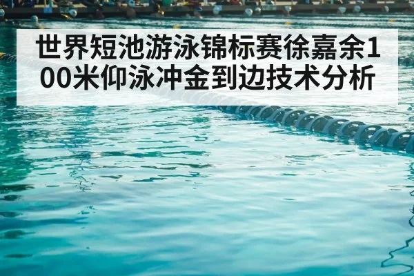 世界短池游泳锦标赛徐嘉余100米仰泳冲金到边技术分析